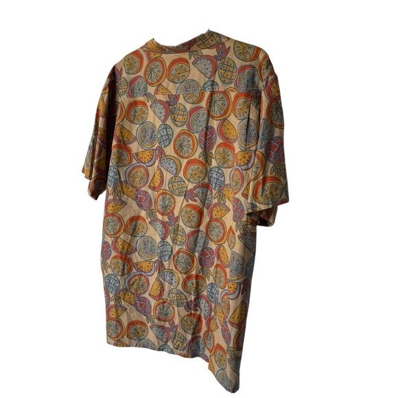 Junk Food Maxim Printed Brown Over Short Sleeve Printed Camp Button Down XXL - Picture 4 of 8